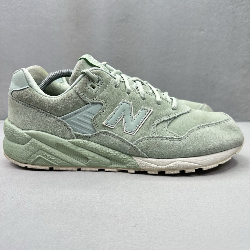 New Balance 580 Mens Size 10.5 (D) Shoes Mint Suede Casual Retro Low Top Sneaker